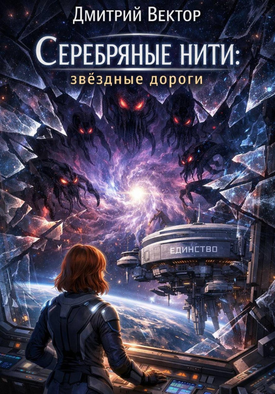 Обложка книги «Серебряные нити: звёздные дороги»