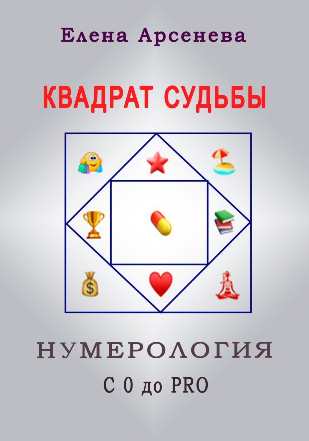 Обложка книги «Квадрат Судьбы. Нумерология с 0 до PRO»