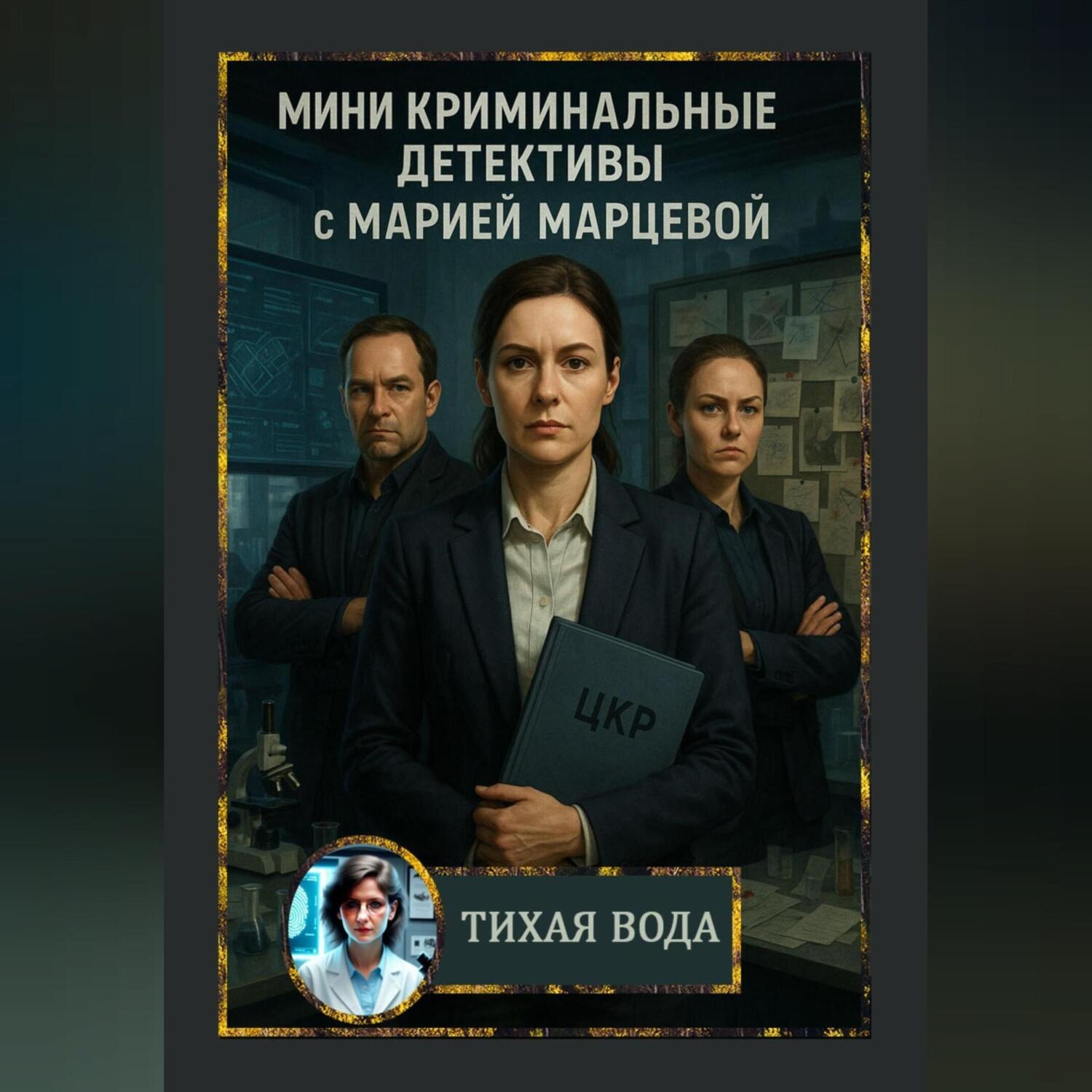 Обложка книги «Мини криминальные детективы с Марией Марцевой «Тихая вода»»
