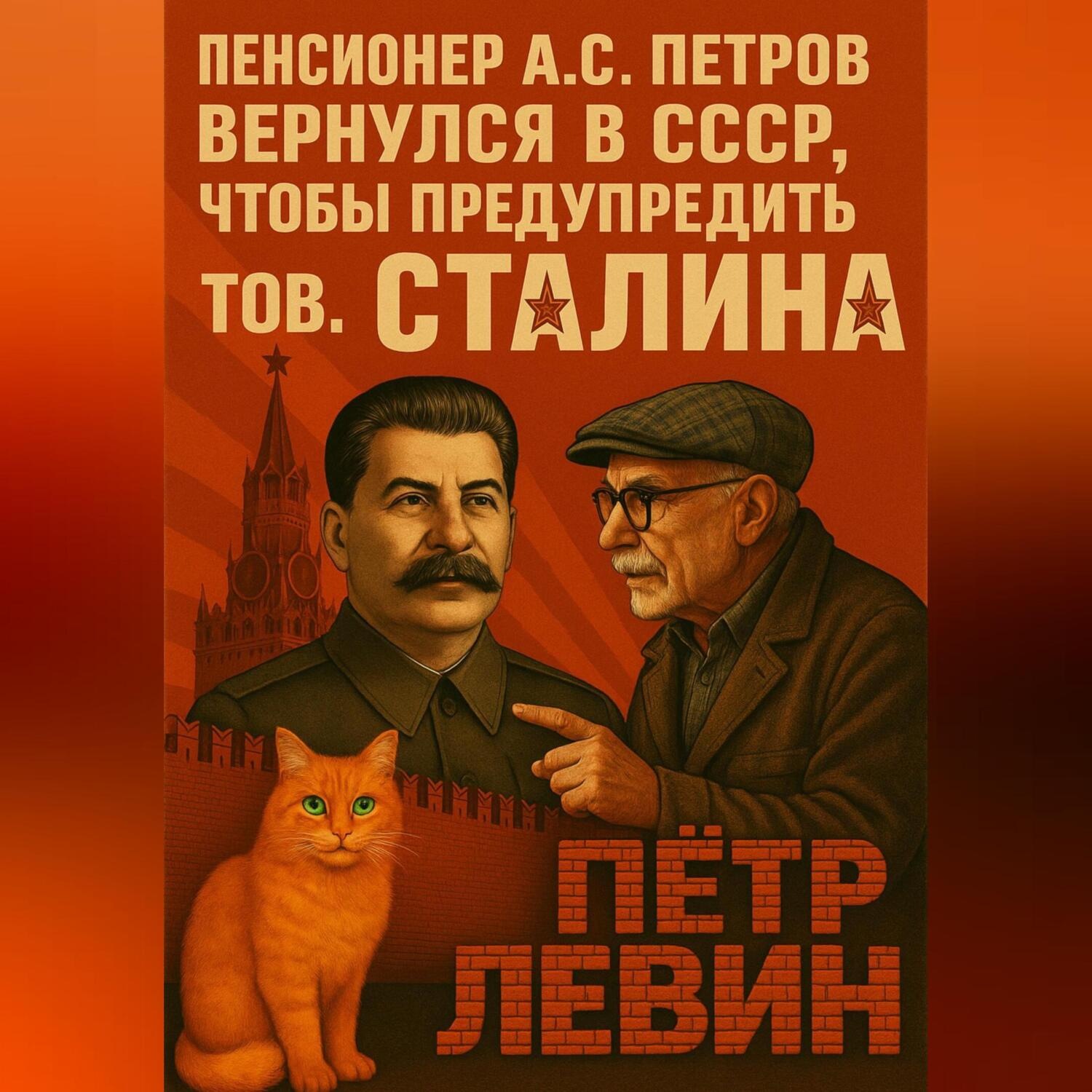 Обложка книги «Пенсионер А.С. Петров вернулся в СССР, чтобы предупредить тов. Сталина»