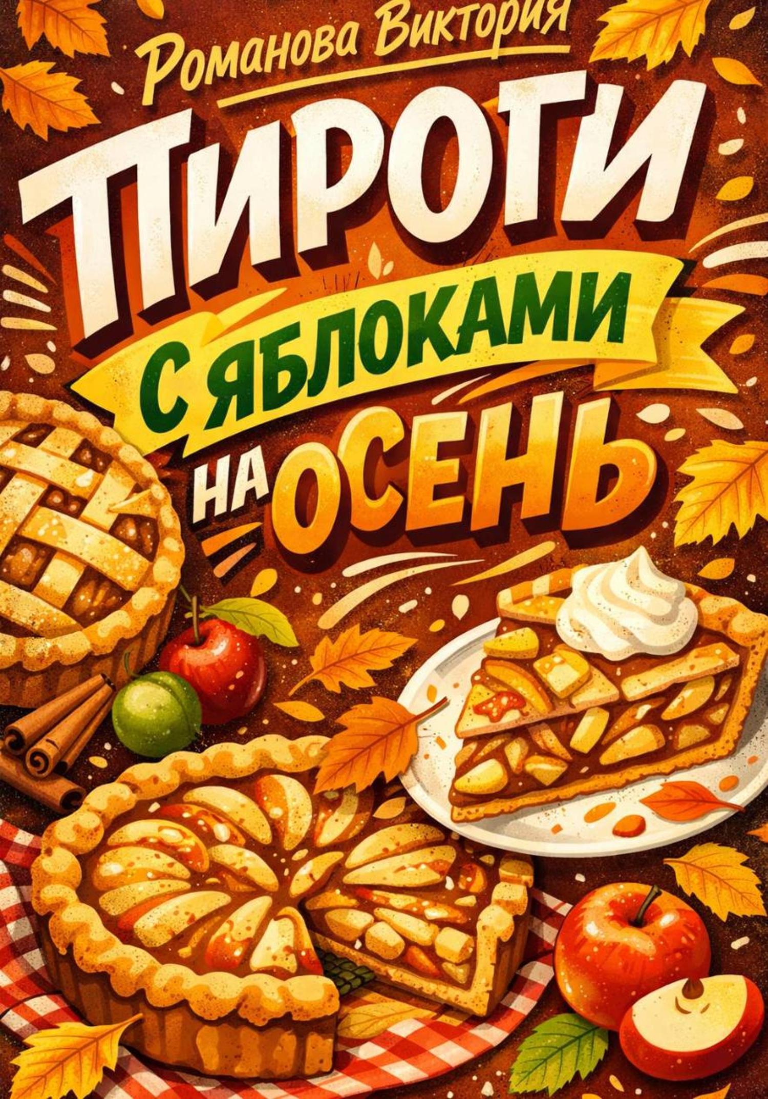Обложка книги «Пироги с яблоками на осень»