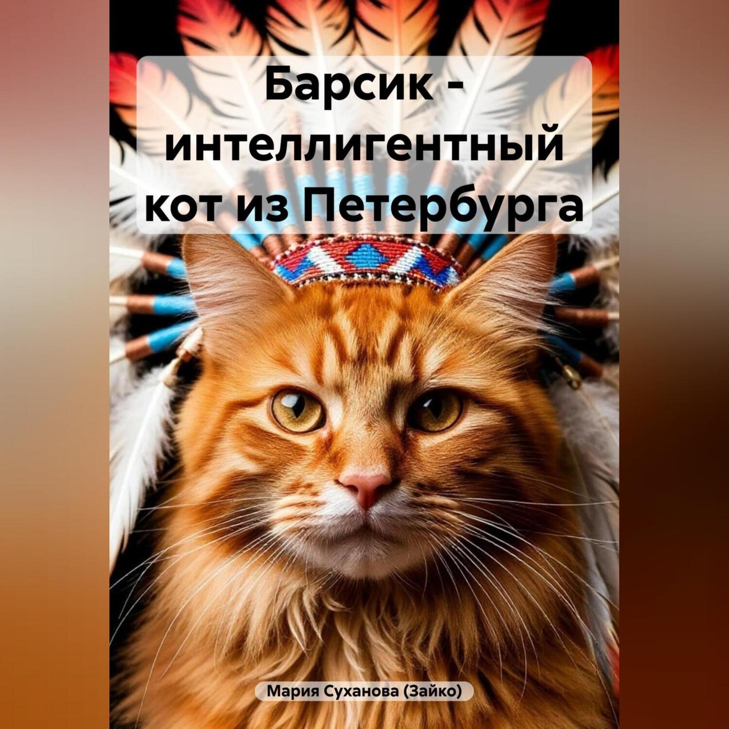 Обложка книги «Барсик – интеллигентный кот из Петербурга»