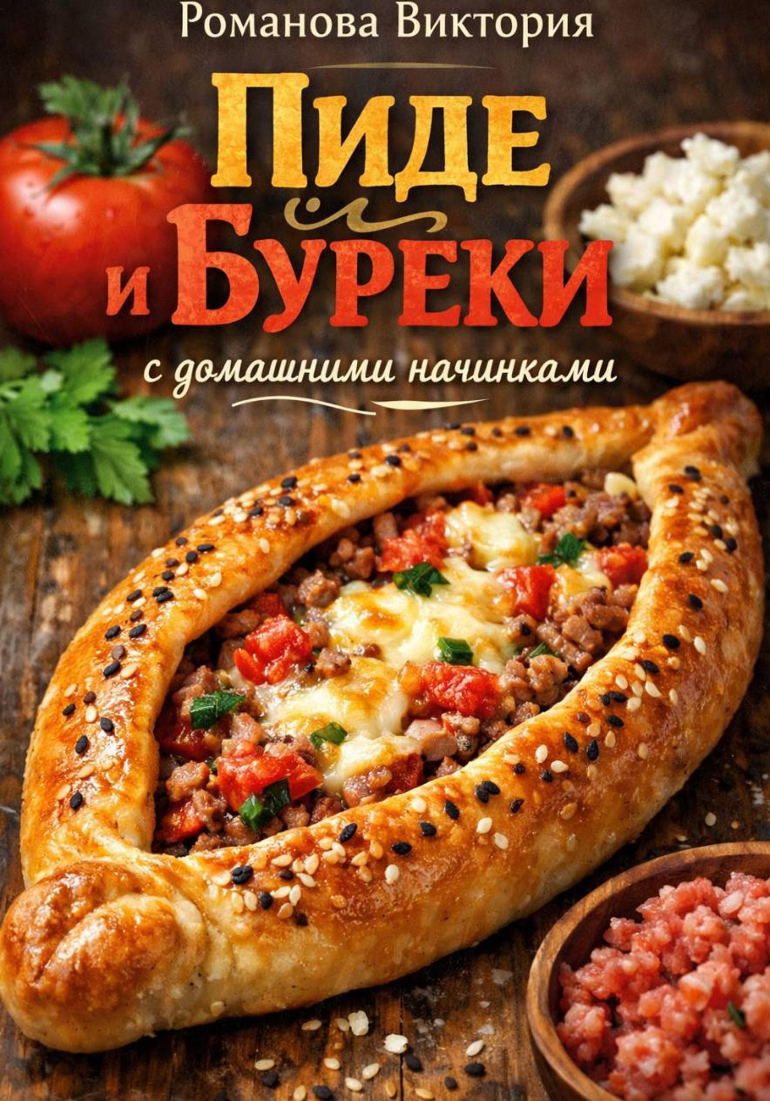 Обложка книги «Пиде и буреки с домашними начинками»