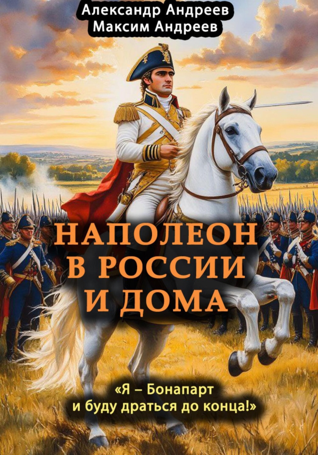 Обложка книги «Наполеон в России и дома. «Я – Бонапарт и буду драться до конца!»»
