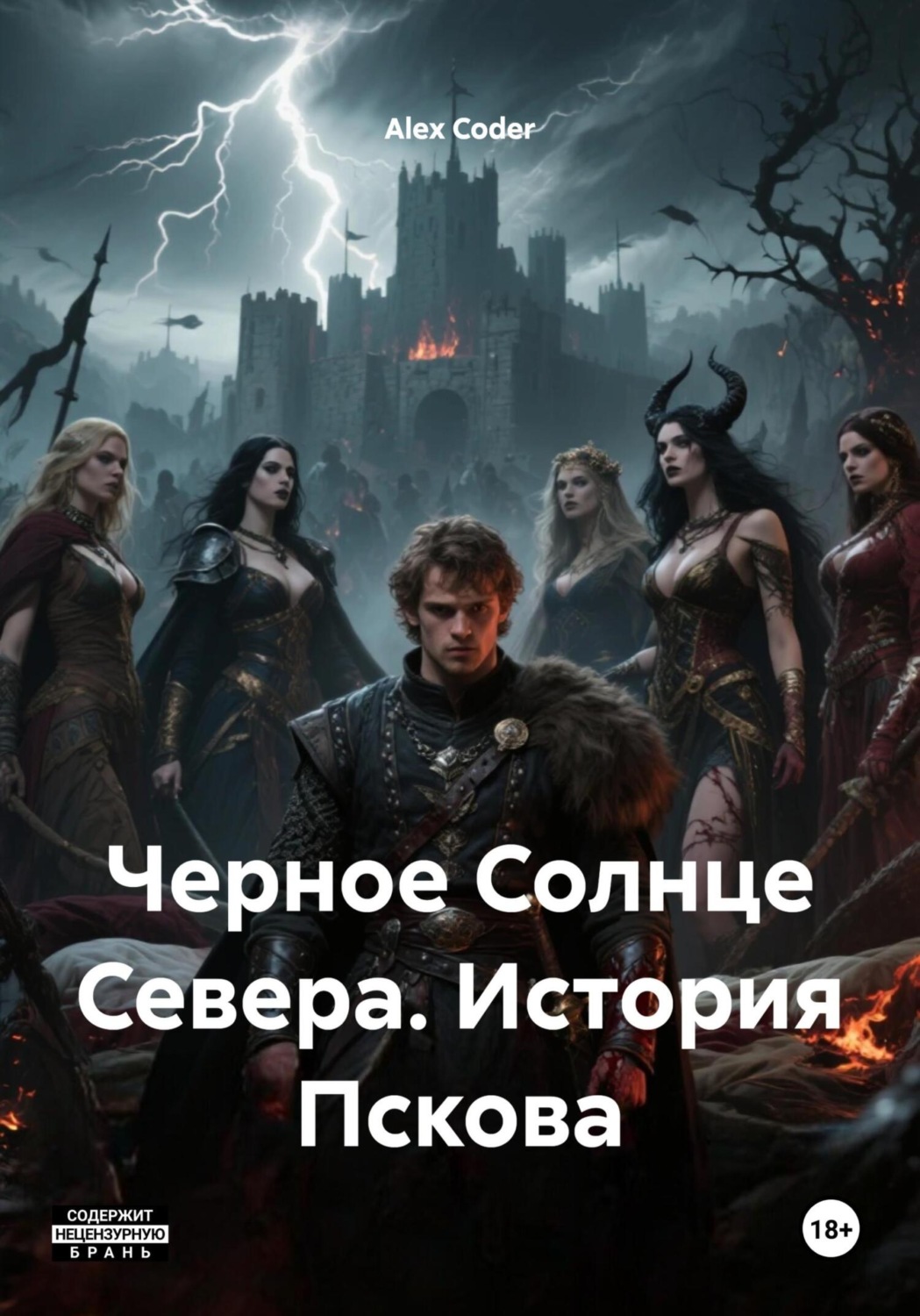 Обложка книги «Черное Солнце Севера. История Пскова»