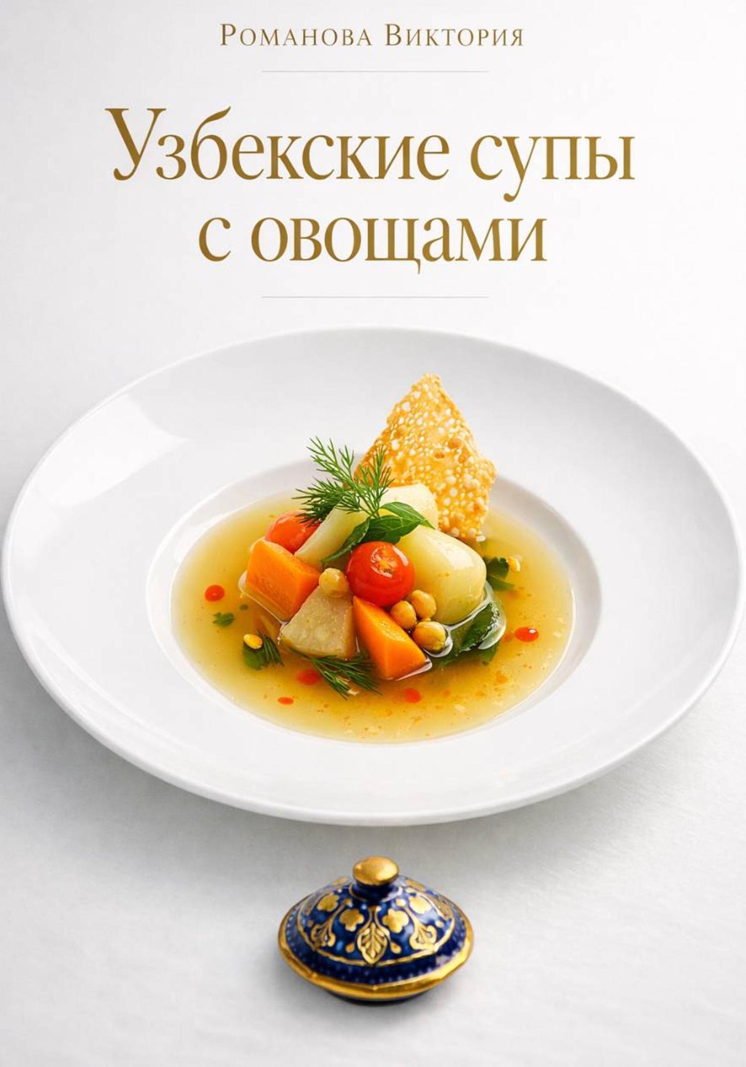 Обложка книги «Узбекские супы с овощами»