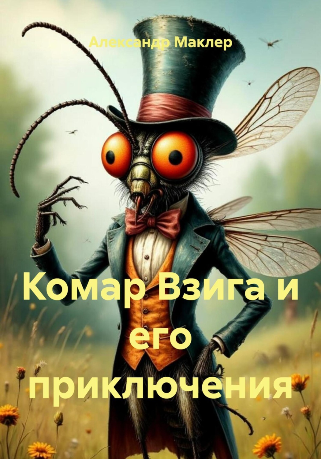 Обложка книги «Комар Взига и его приключения»