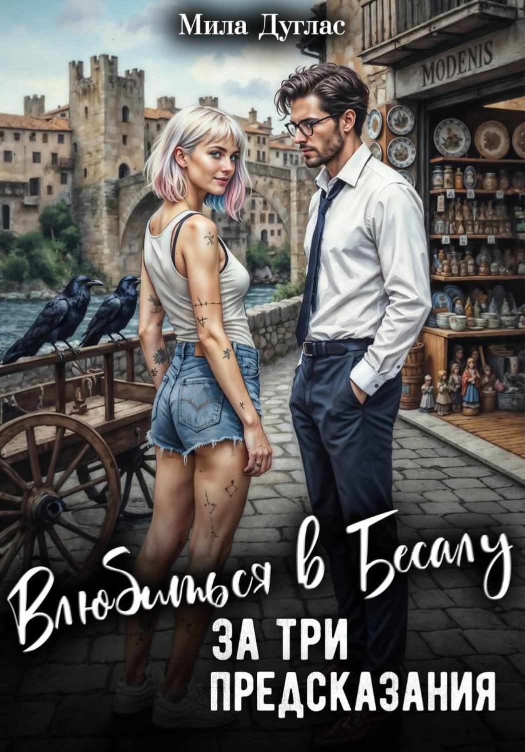 Обложка книги «Влюбиться в Бесалу за три предсказания»
