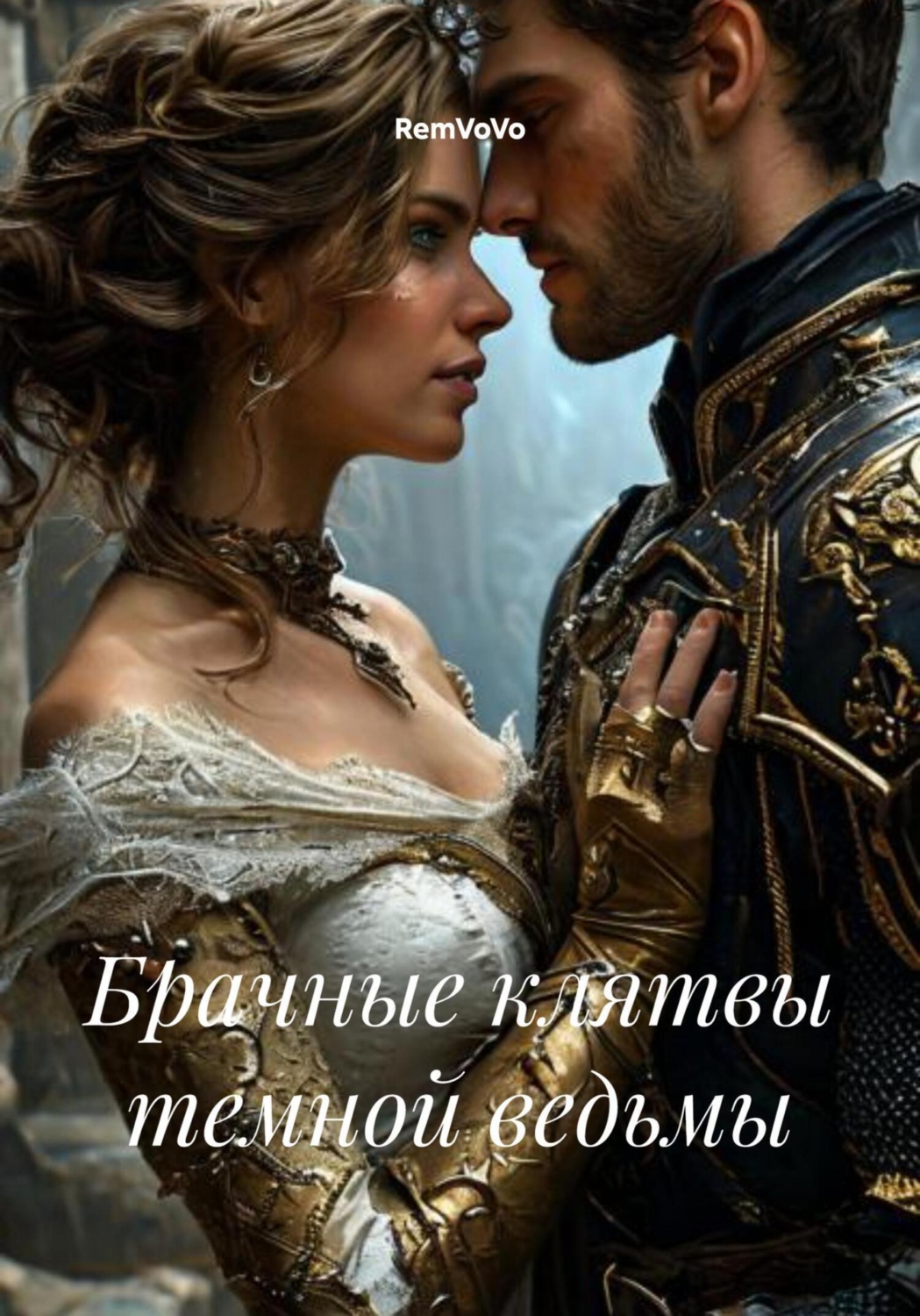 Обложка книги «Брачные клятвы темной ведьмы»