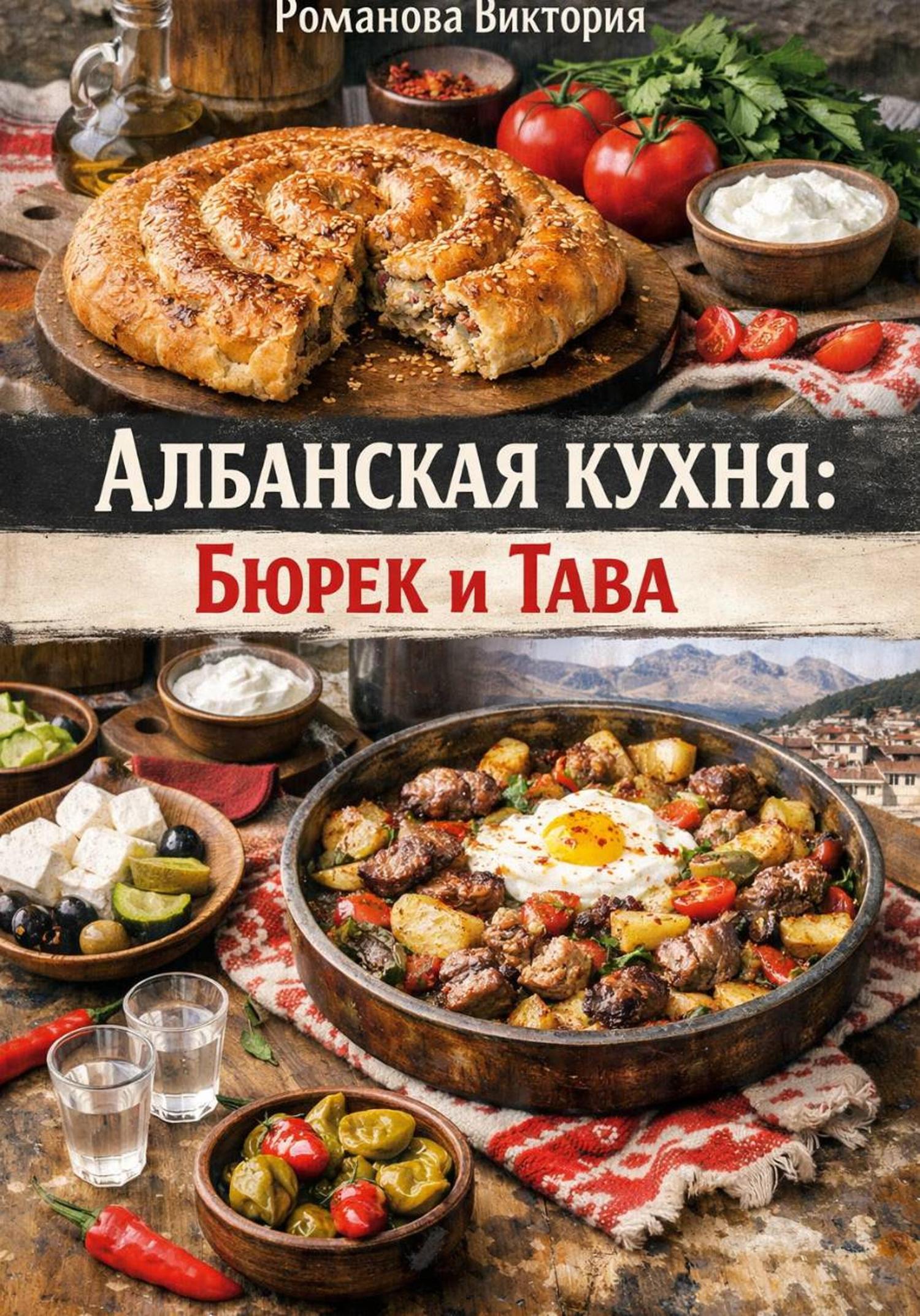 Обложка книги «Албанская кухня: бюрек и тава»
