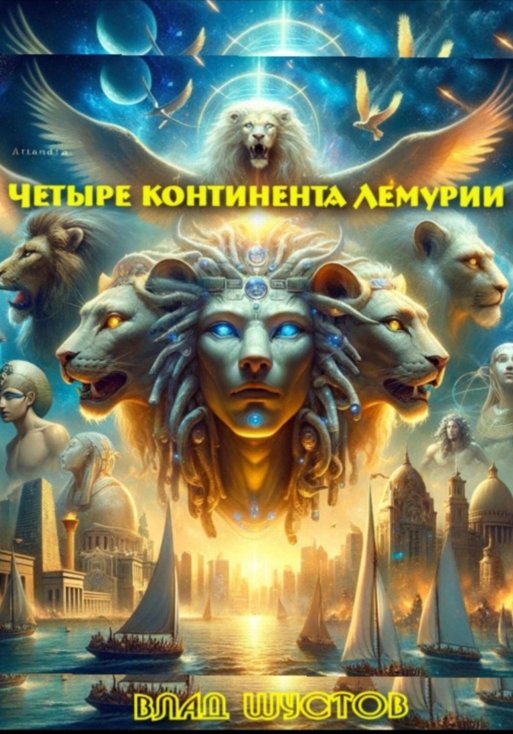 Обложка книги «Четыре континента Лемурии»