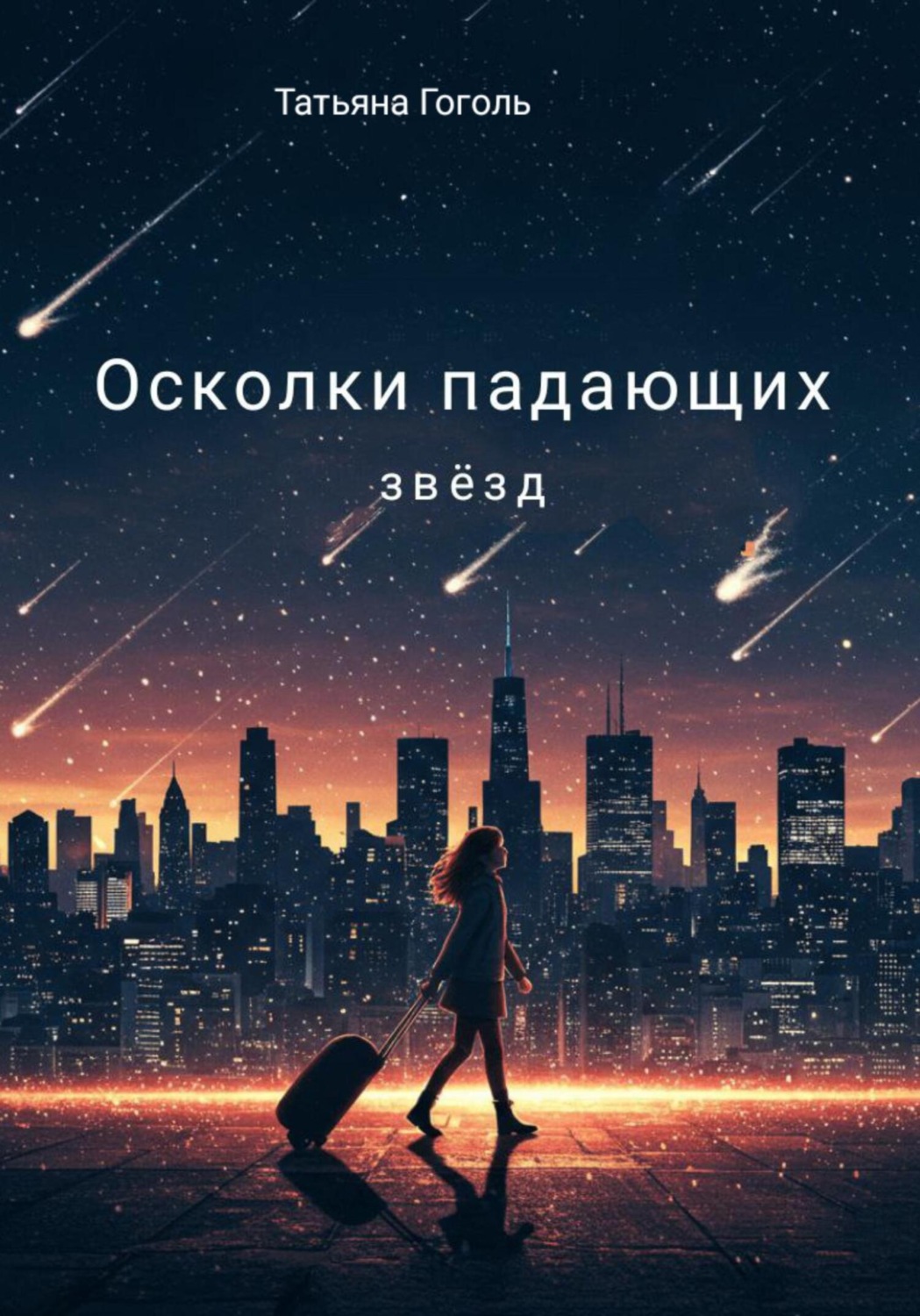 Обложка книги «Осколки падающих звëзд»