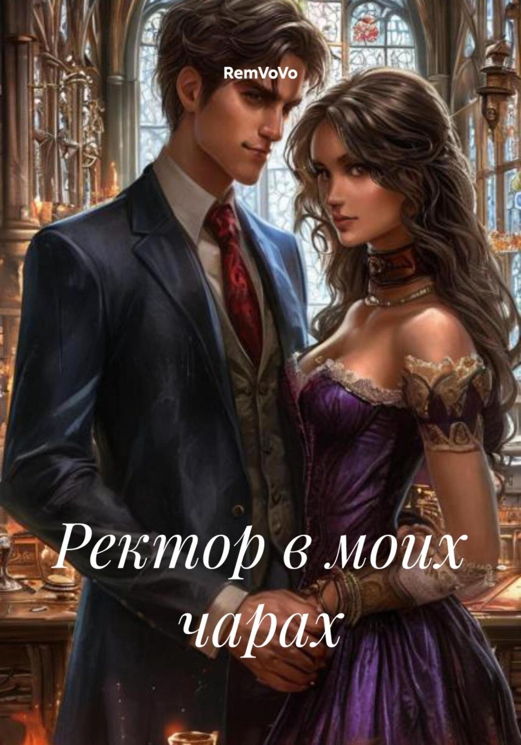 Обложка книги «Ректор в моих чарах»