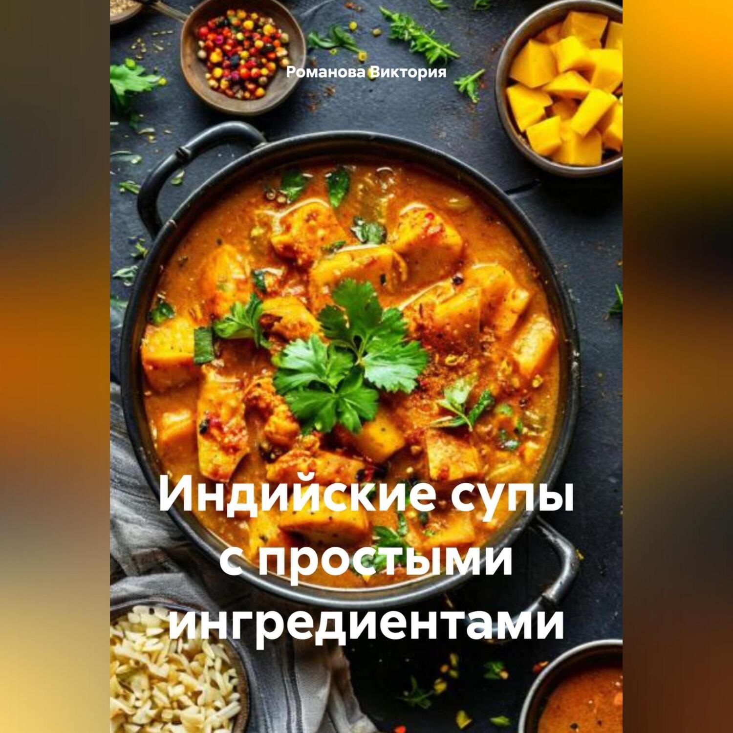 Обложка книги «Индийские супы с простыми ингредиентами»