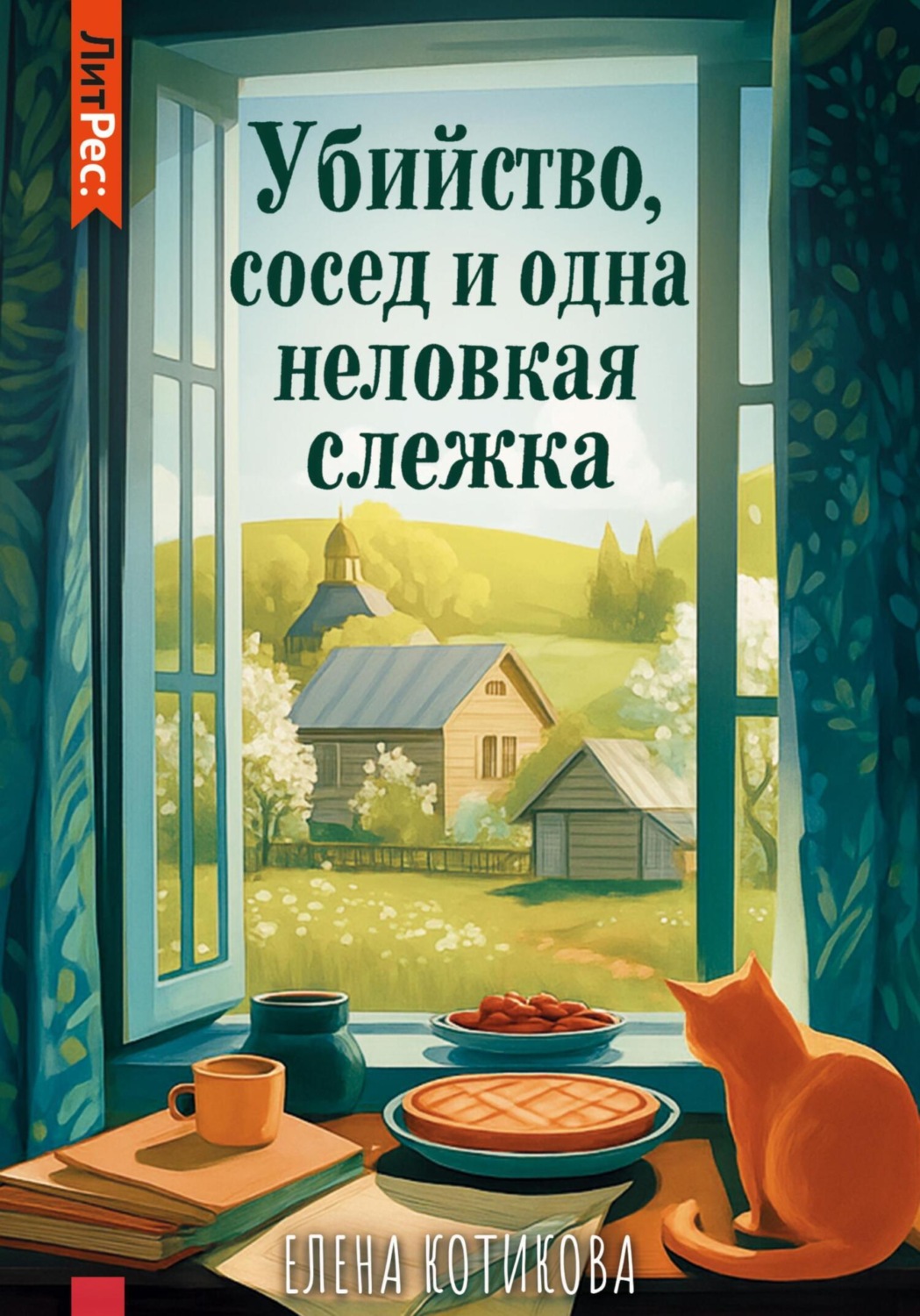 Обложка книги «Убийство, сосед и одна неловкая слежка»