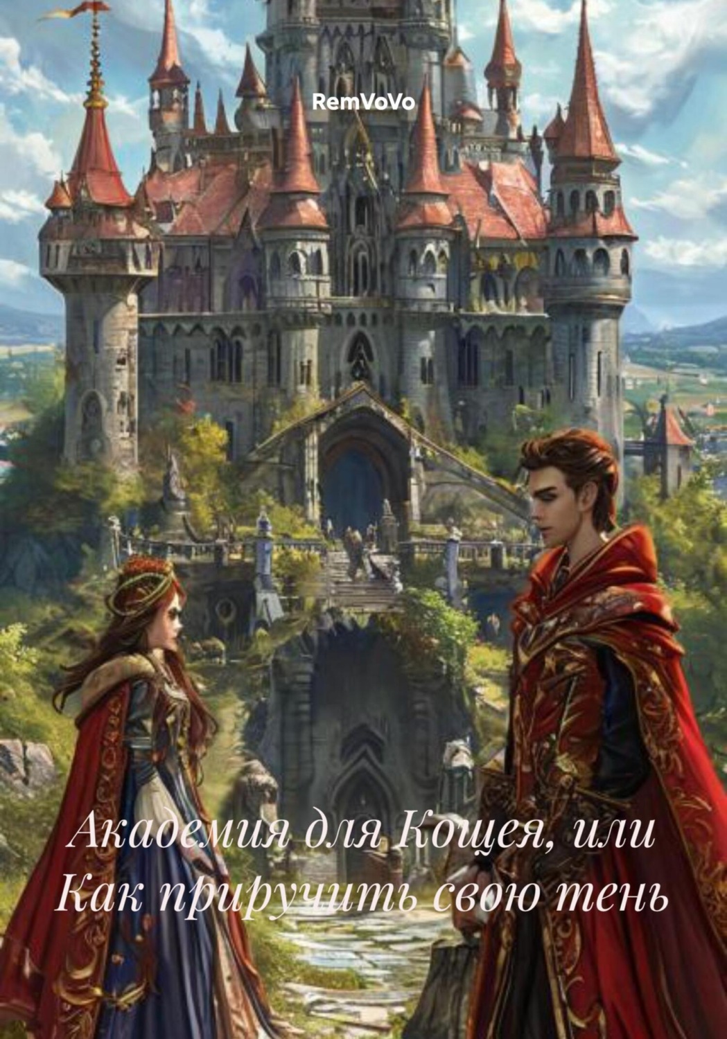 Обложка книги «Академия для Кощея, или Как приручить свою тень»