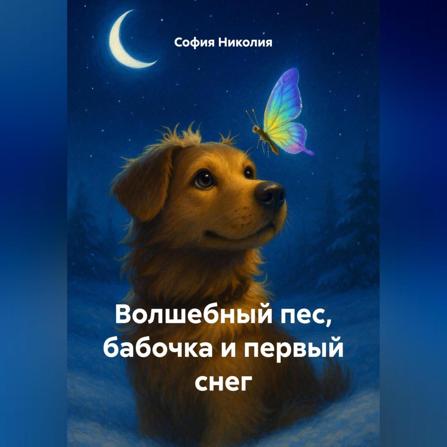 Обложка книги «Волшебный пес, бабочка и первый снег.»
