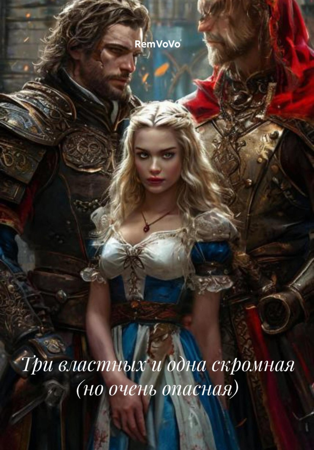 Обложка книги «Три властных и одна скромная (но очень опасная)»