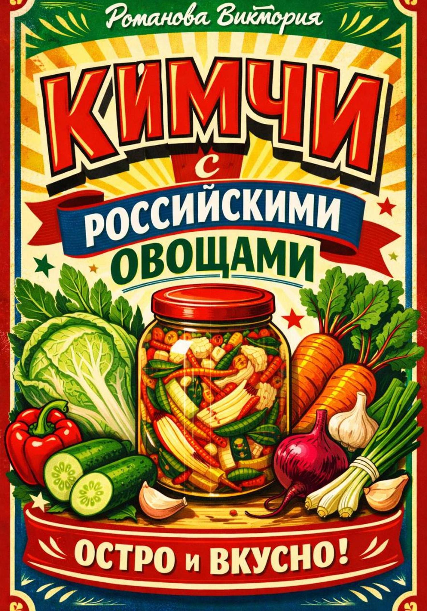 Обложка книги «Кимчи с российскими овощами»
