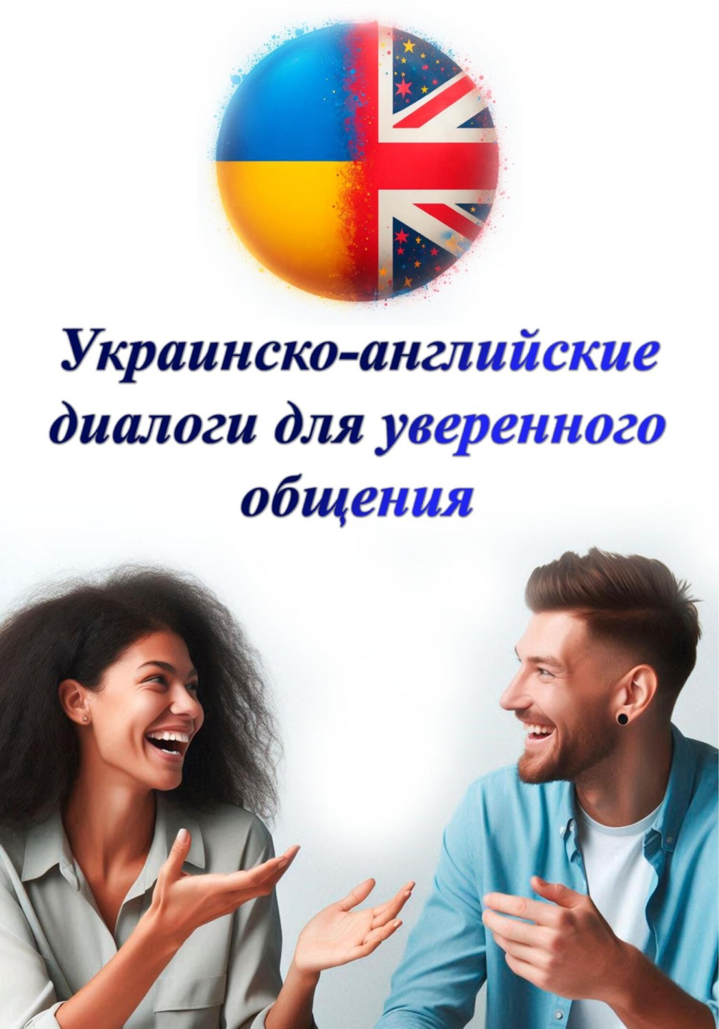 Обложка книги «Украинско-английские диалоги для уверенного общения»