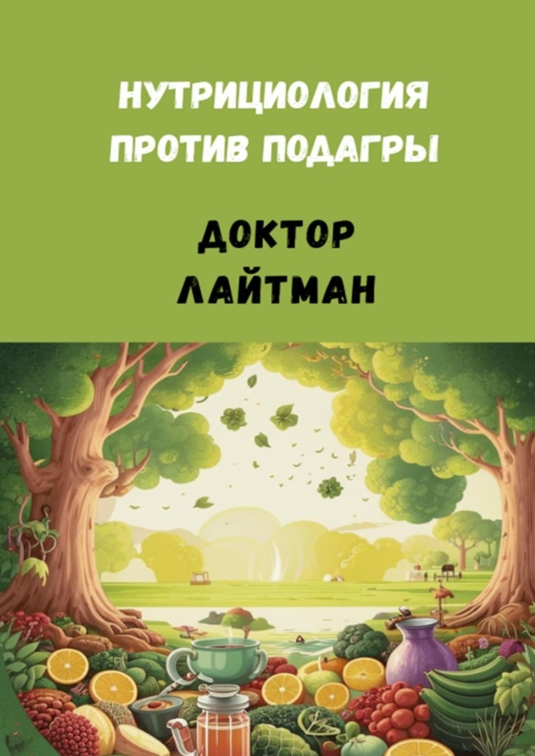 Обложка книги «Нутрициология против подагры»