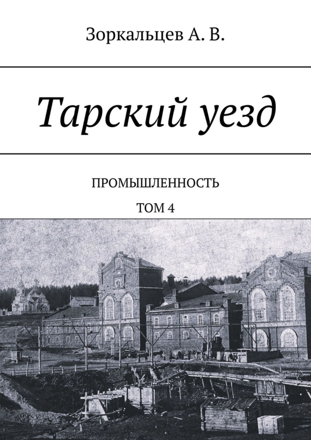 Обложка книги «Тарский уезд. Промышленность. Том 4»