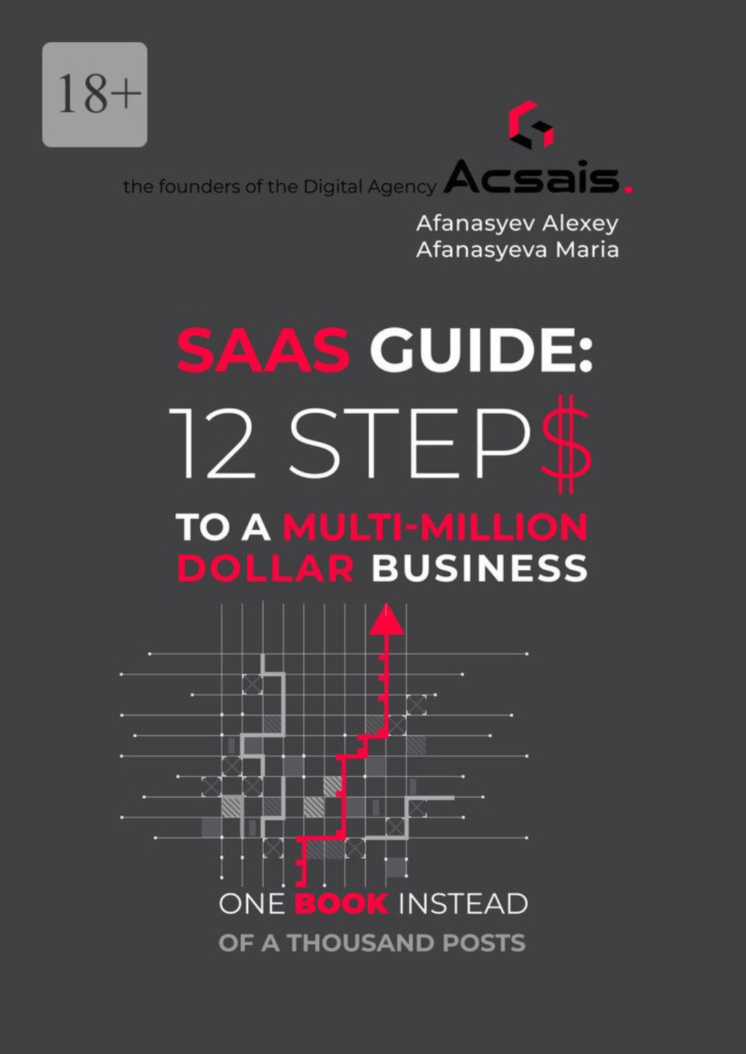 Обложка книги «Saas Guide: 12 steps to a Multi-Million Dollar Business»