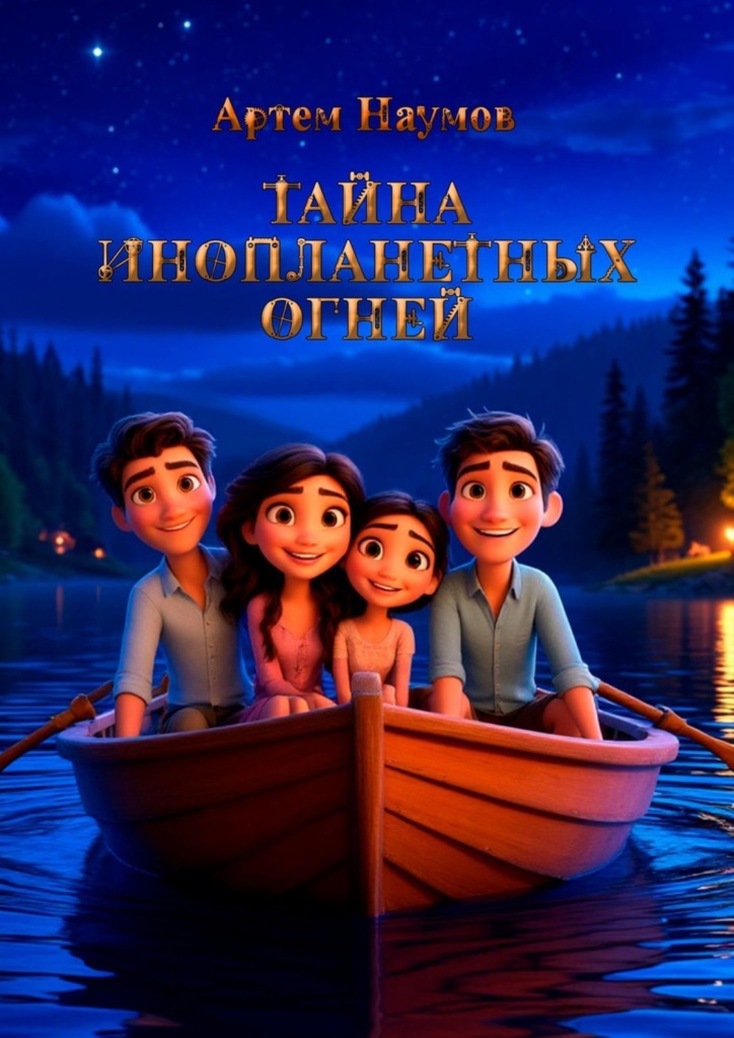 Обложка книги «Тайна инопланетных огней»