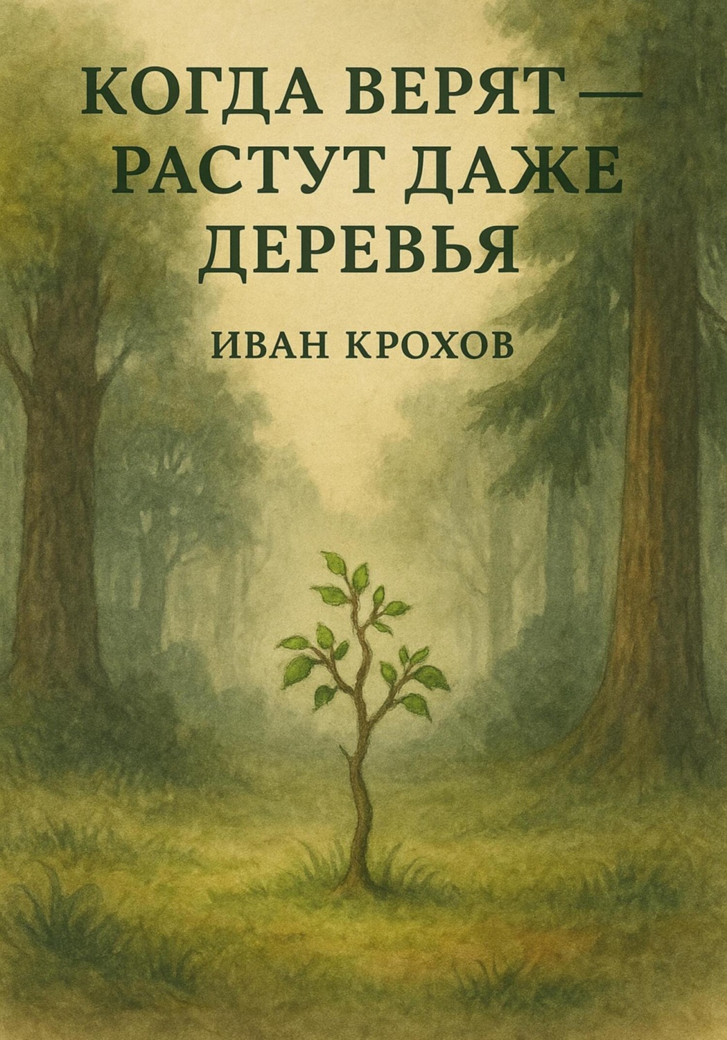Обложка книги «Когда верят – растут даже деревья»