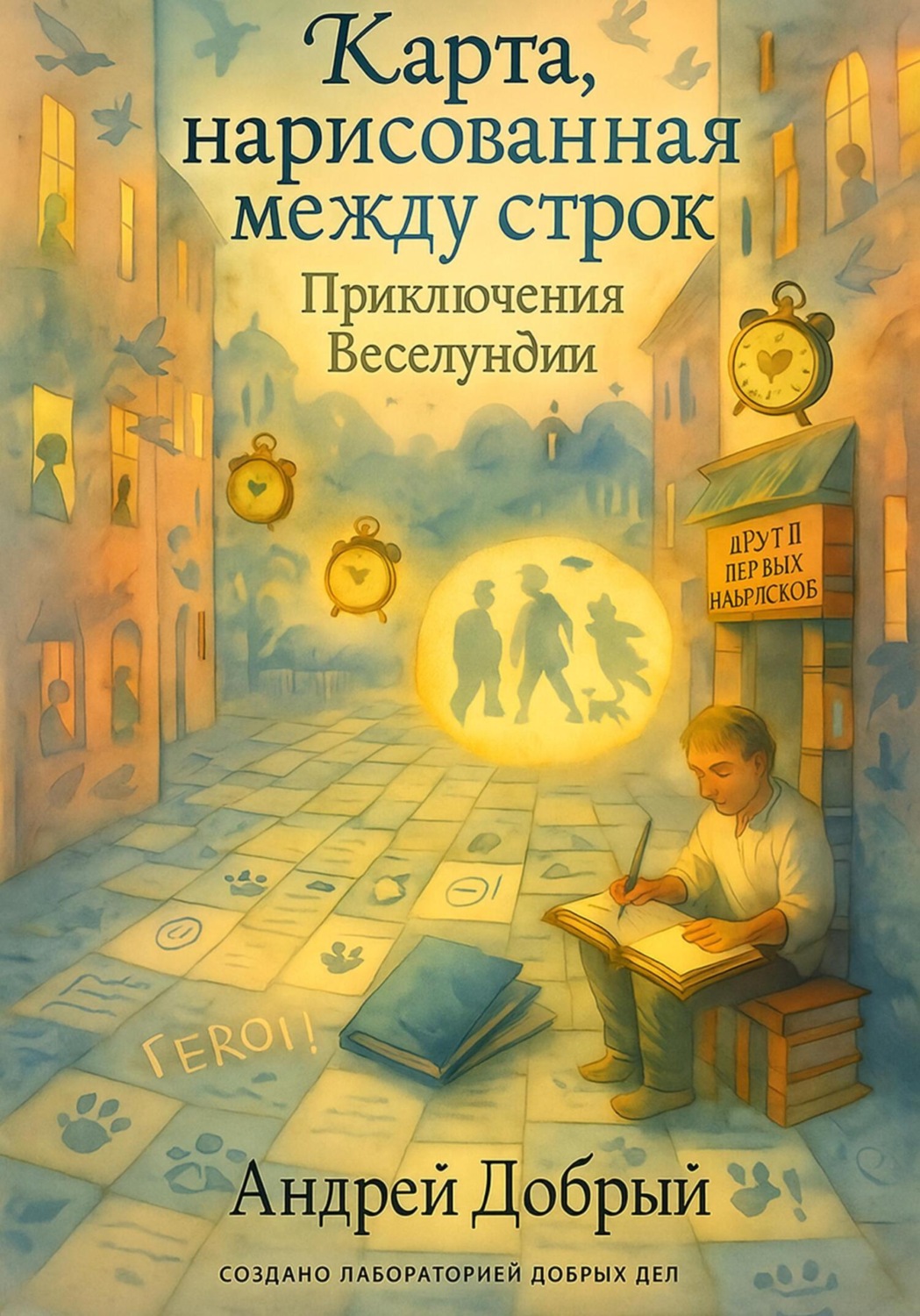 Обложка книги «Карта, нарисованная между строк»