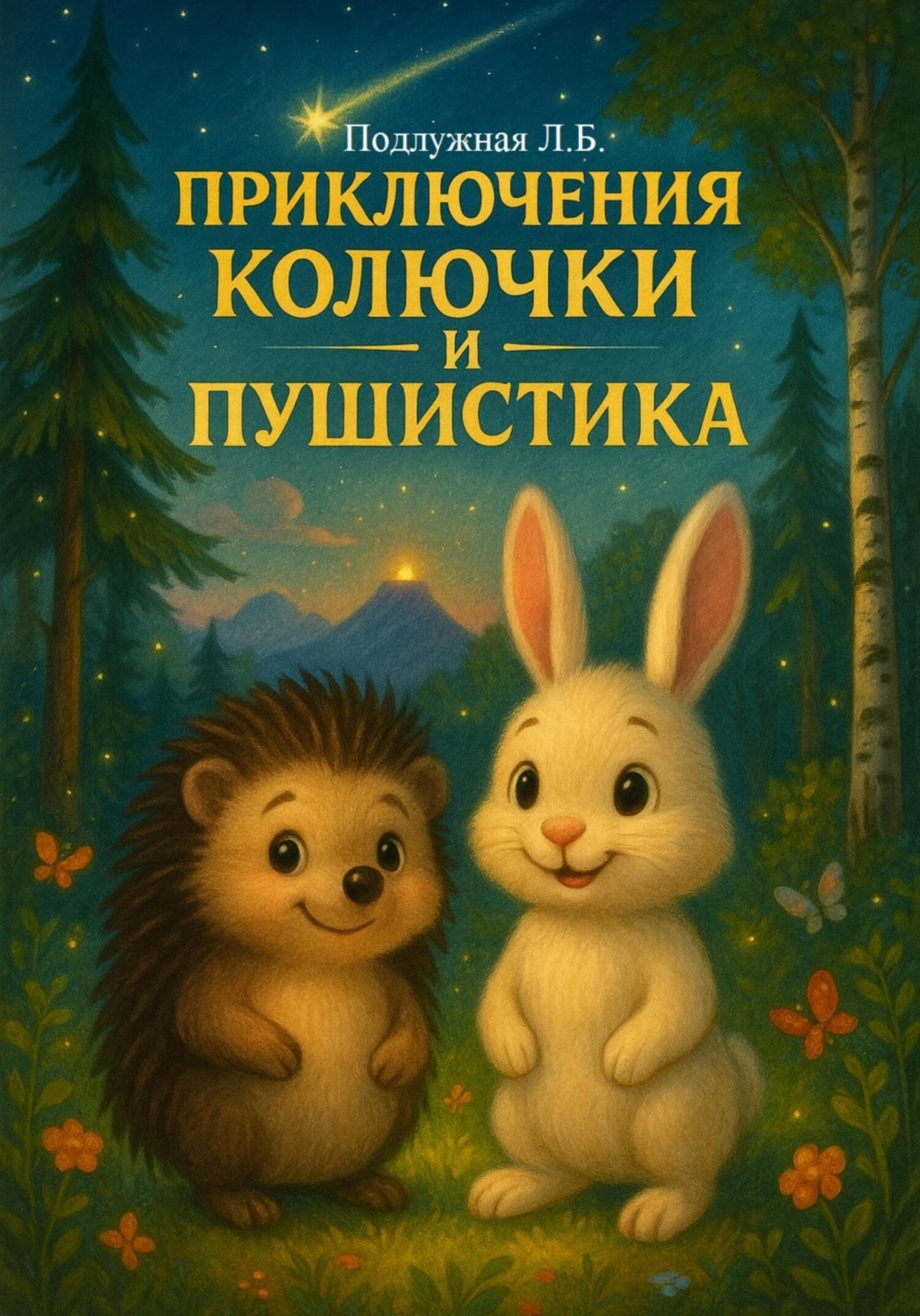 Обложка книги «Приключения Колючки и Пушистика»
