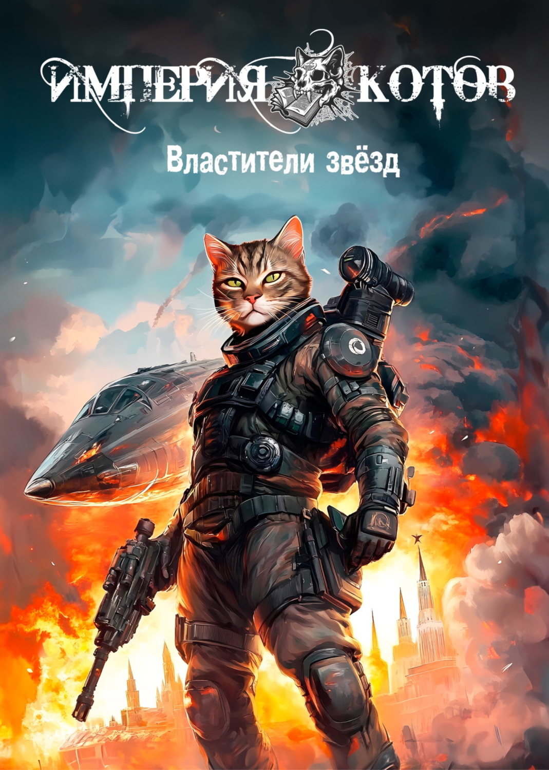 Обложка книги «Империя котов. Властители звёзд»
