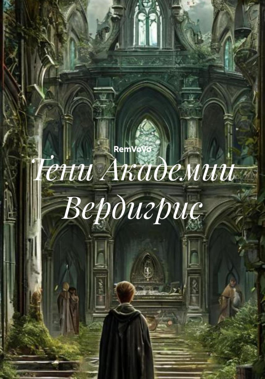 Обложка книги «Тени Академии Вердигрис»