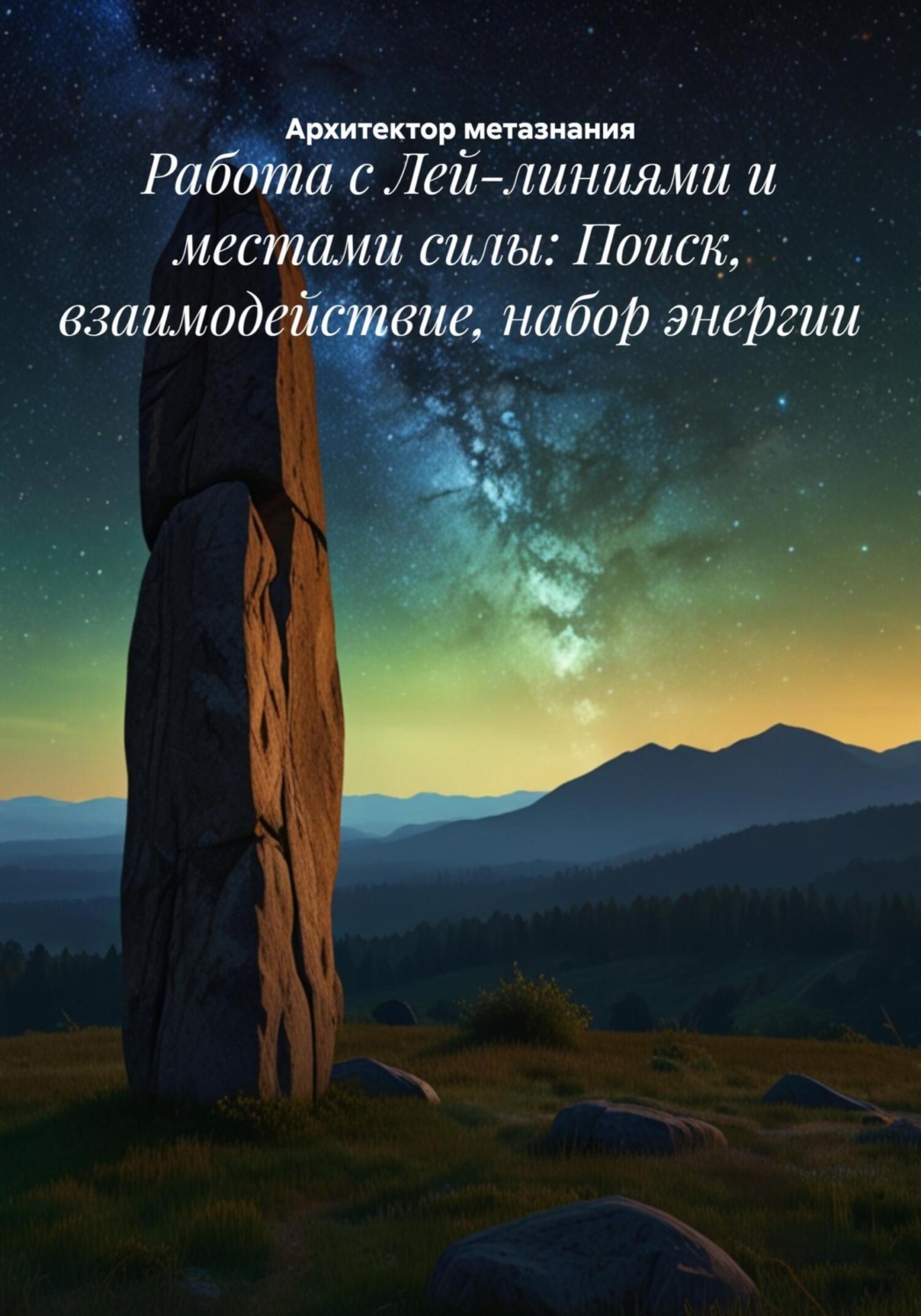Обложка книги «Работа с Лей-линиями и местами силы: Поиск, взаимодействие, набор энергии»