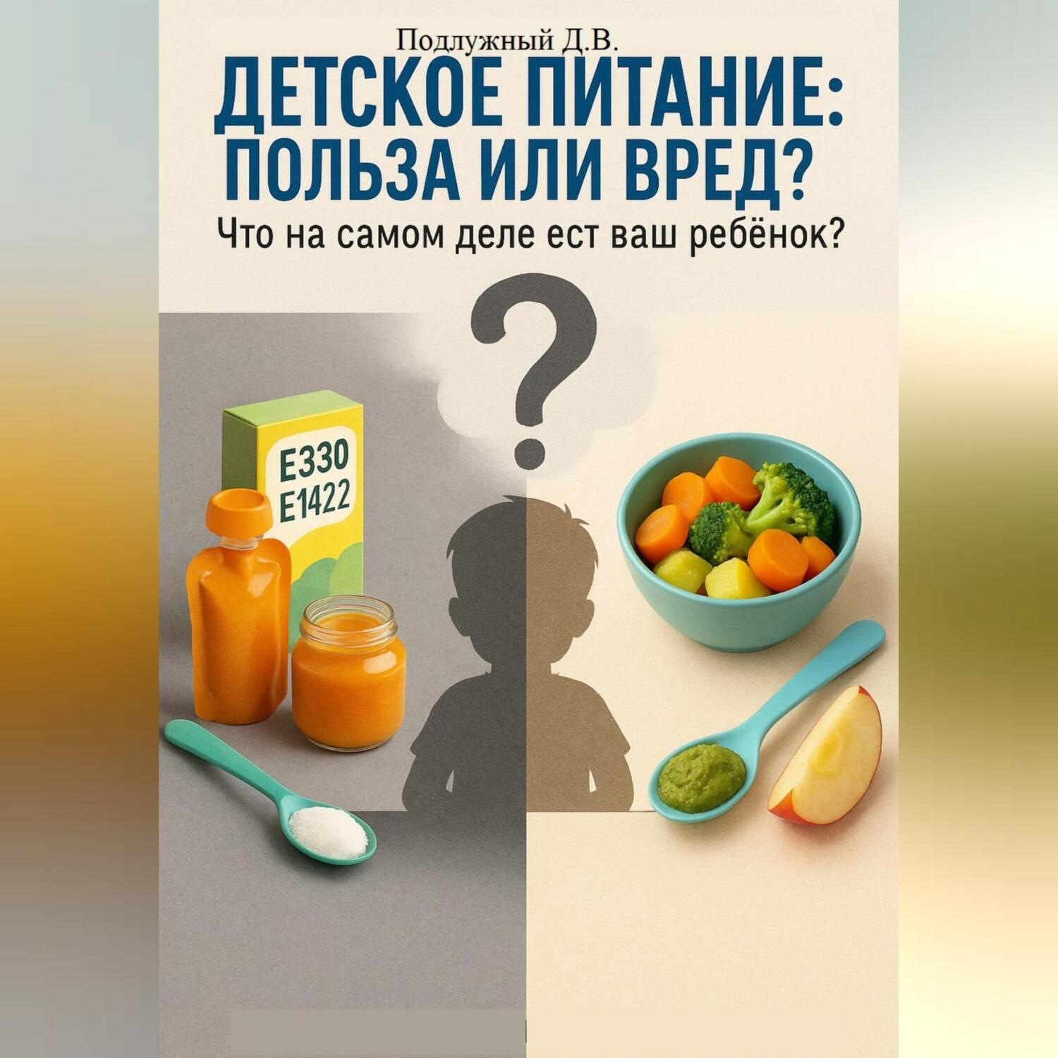 Обложка книги «Детское питание: польза или вред? Что на самом деле ест ваш ребёнок?»