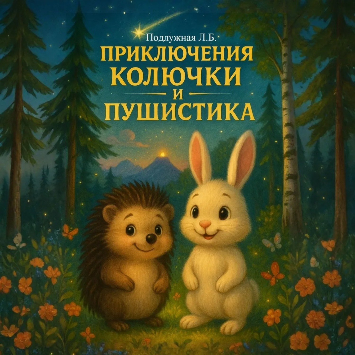 Обложка книги «Приключения Колючки и Пушистика»