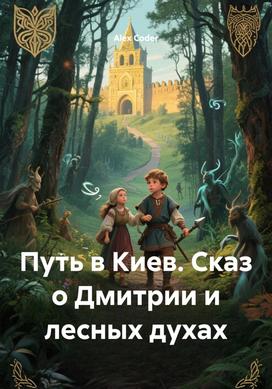 Обложка книги «Путь в Киев. Сказ о Дмитрии и лесных духах»