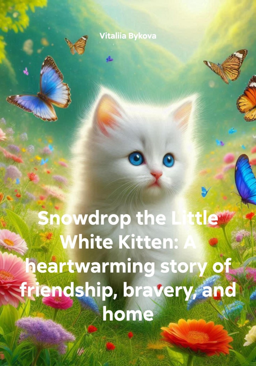 Обложка книги «Snowdrop the Little White Kitten: A heartwarming story of friendship, bravery, and home»