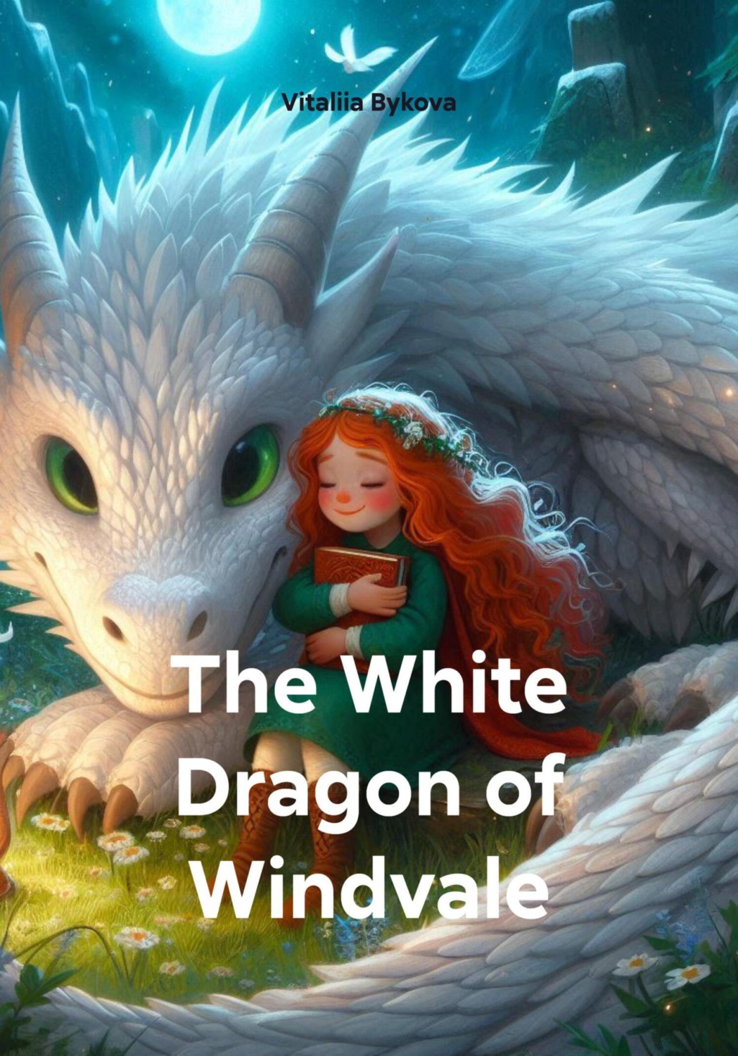 Обложка книги «The White Dragon of Windvale»