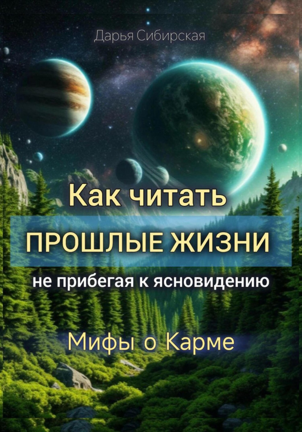 Обложка книги «Как читать прошлые жизни, не прибегая к ясновидению. Мифы о карме»