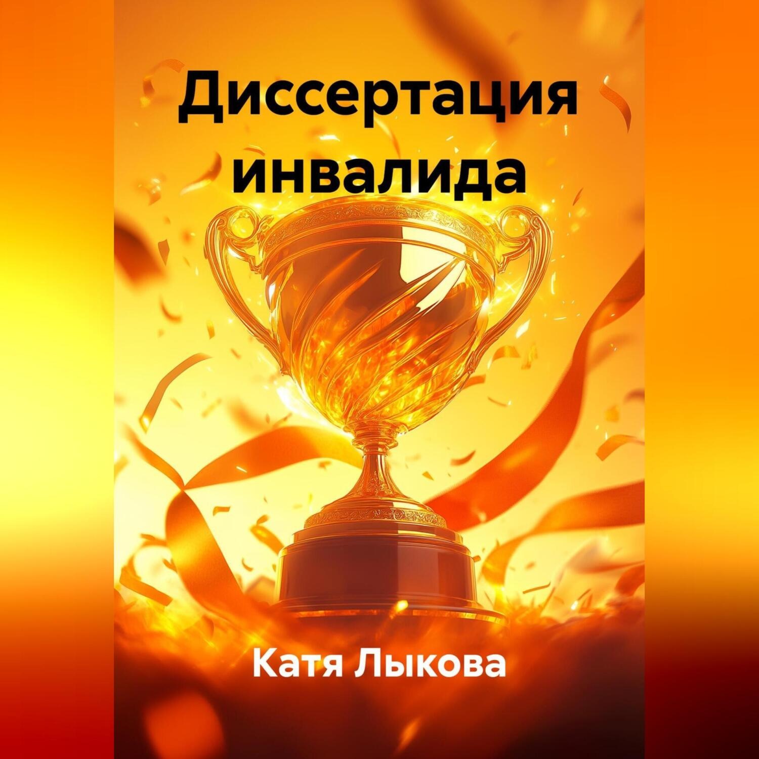 Обложка книги «Диссертация инвалида.»