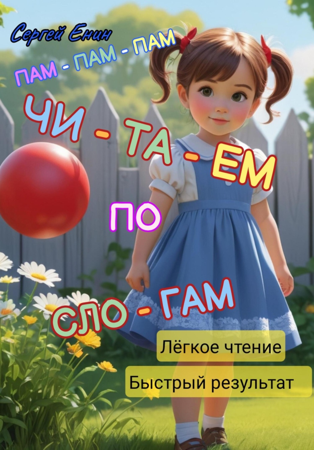 Обложка книги «Читаем по слогам»