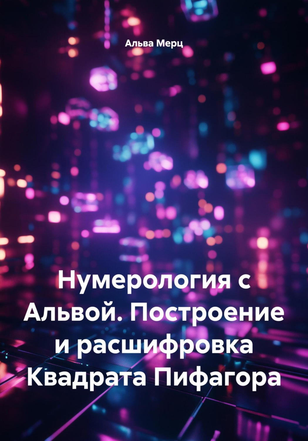 Обложка книги «Нумерология с Альвой. Построение и расшифровка Квадрата Пифагора»