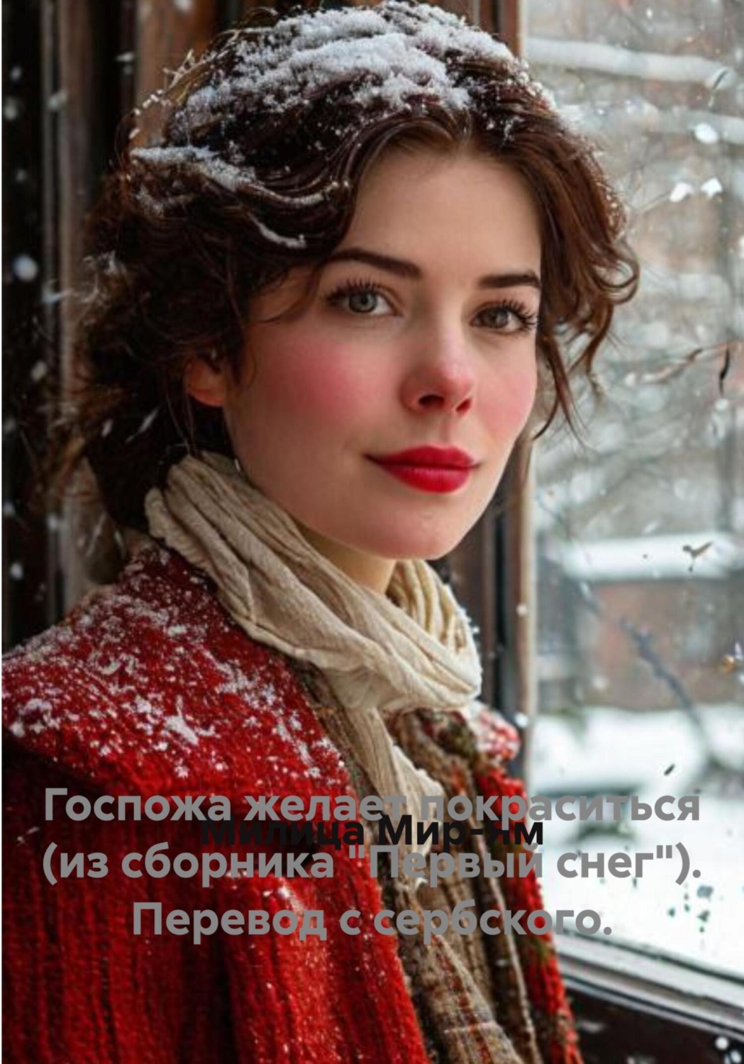 Обложка книги «Госпожа желает покраситься (из сборника «Первый снег»). Перевод с сербского.»