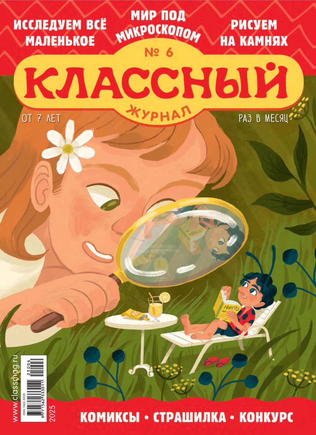 Обложка книги «Классный журнал №06/2025»