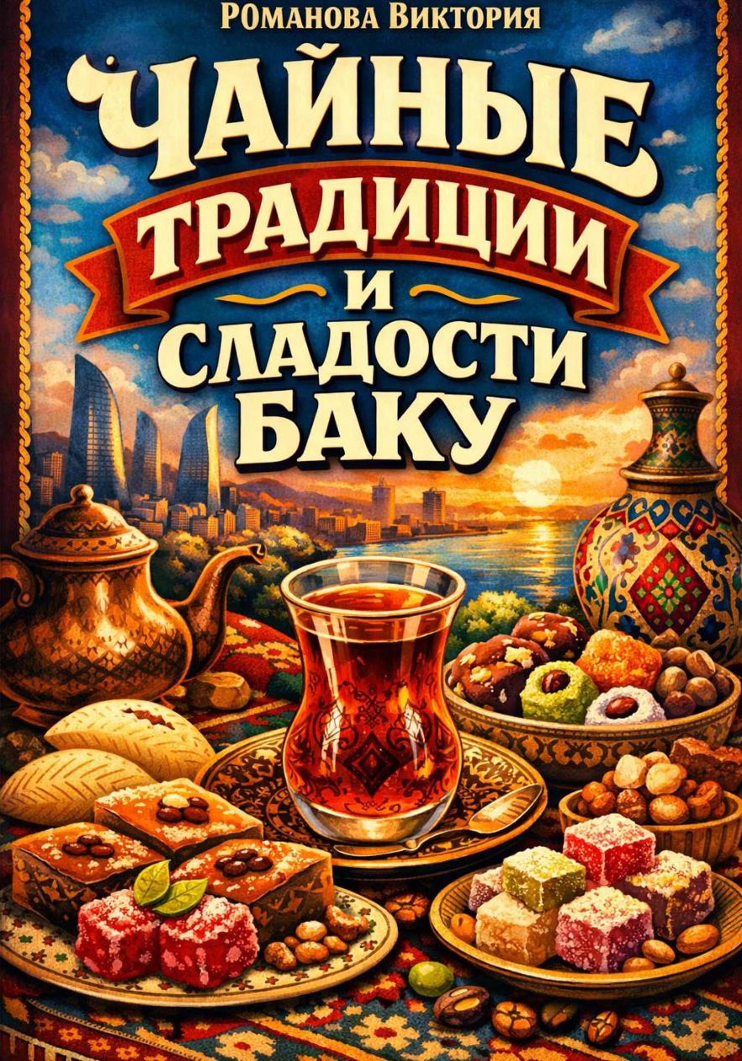 Обложка книги «Чайные традиции и сладости Баку»