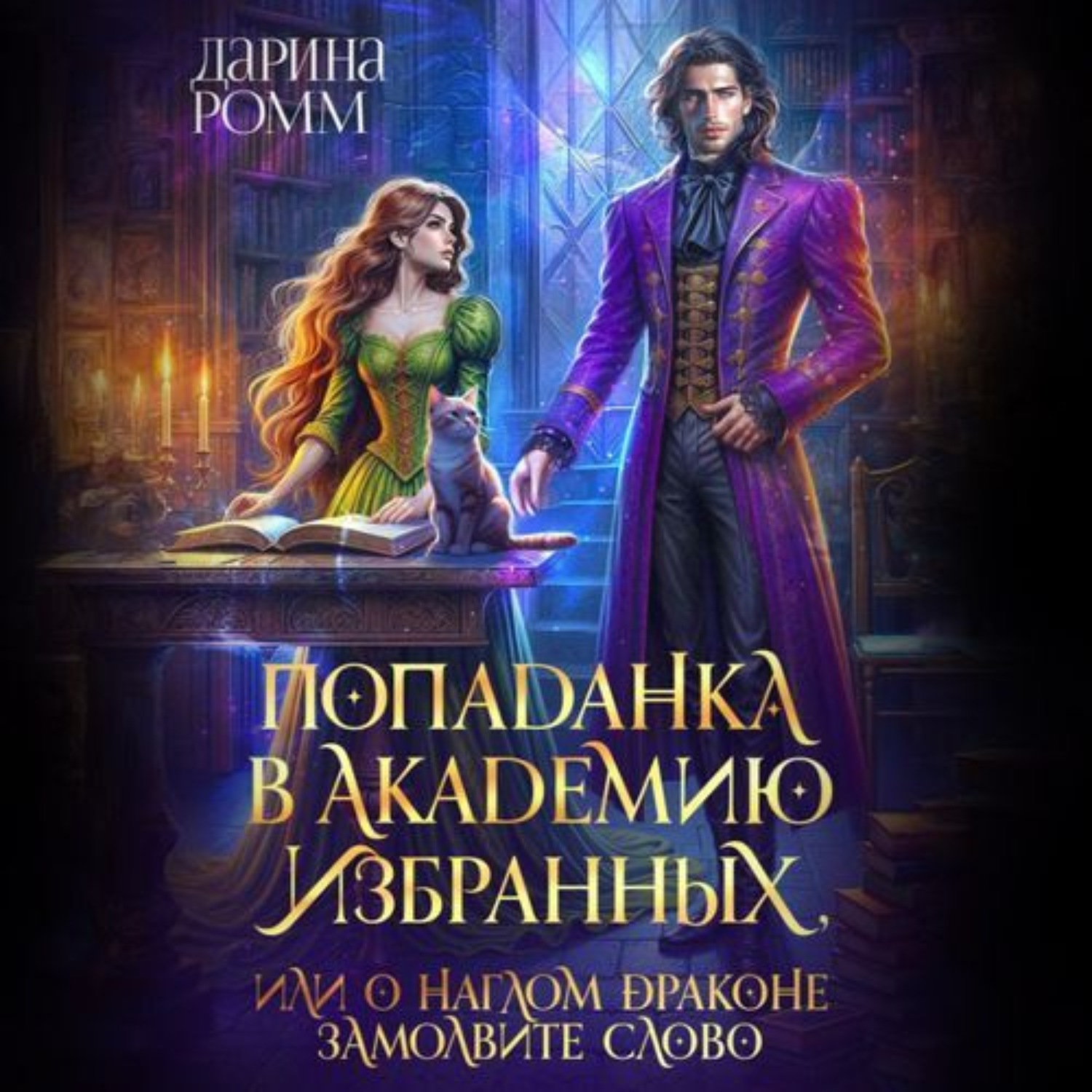 Обложка книги «Попаданка в Академию Избранных, или О наглом драконе замолвите слово»