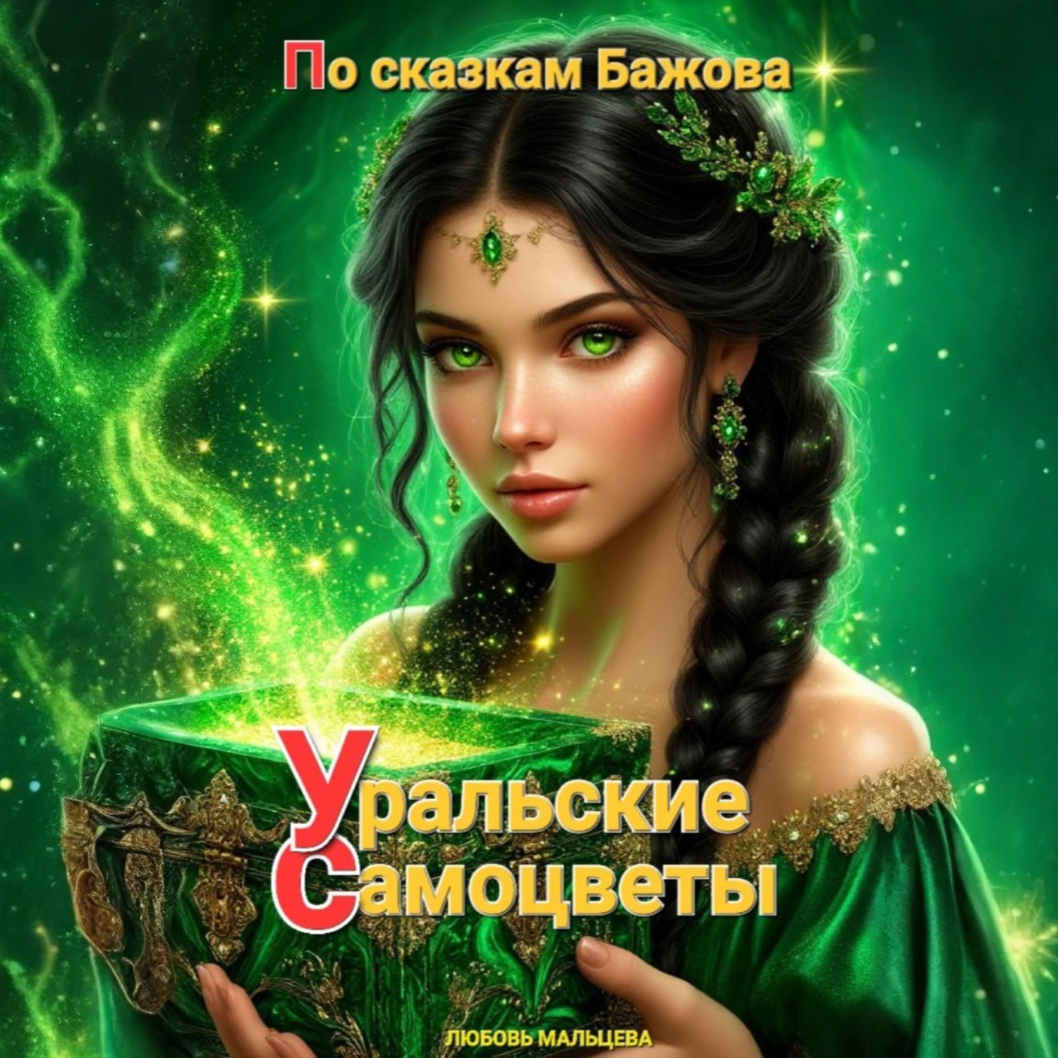 Обложка книги «УРАЛЬСКИЕ САМОЦВЕТЫ. По сказкам Бажова»