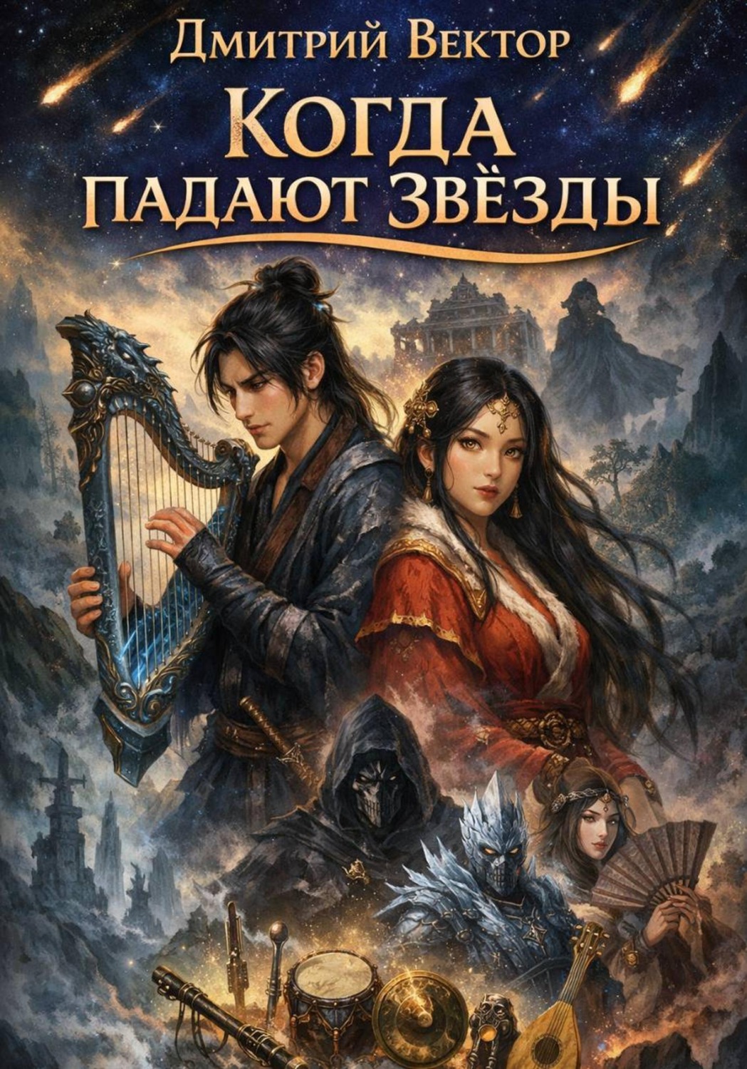 Обложка книги «Когда Падают Звёзды»