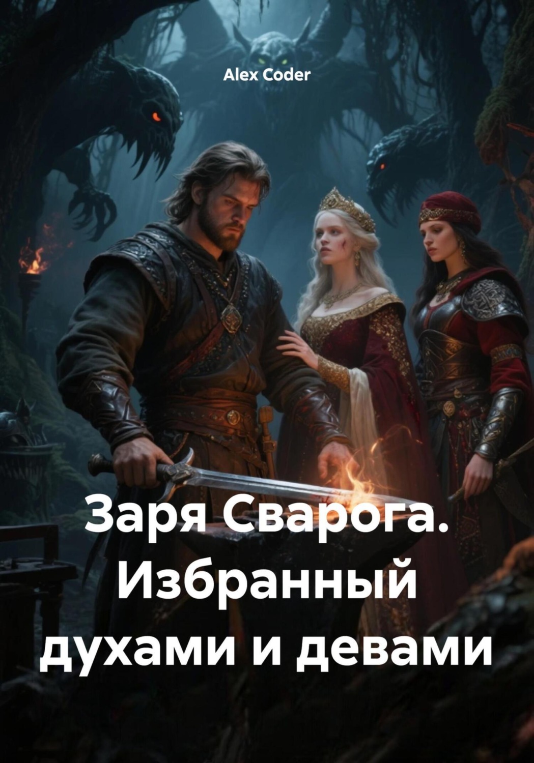Обложка книги «Заря Сварога. Избранный духами и девами»